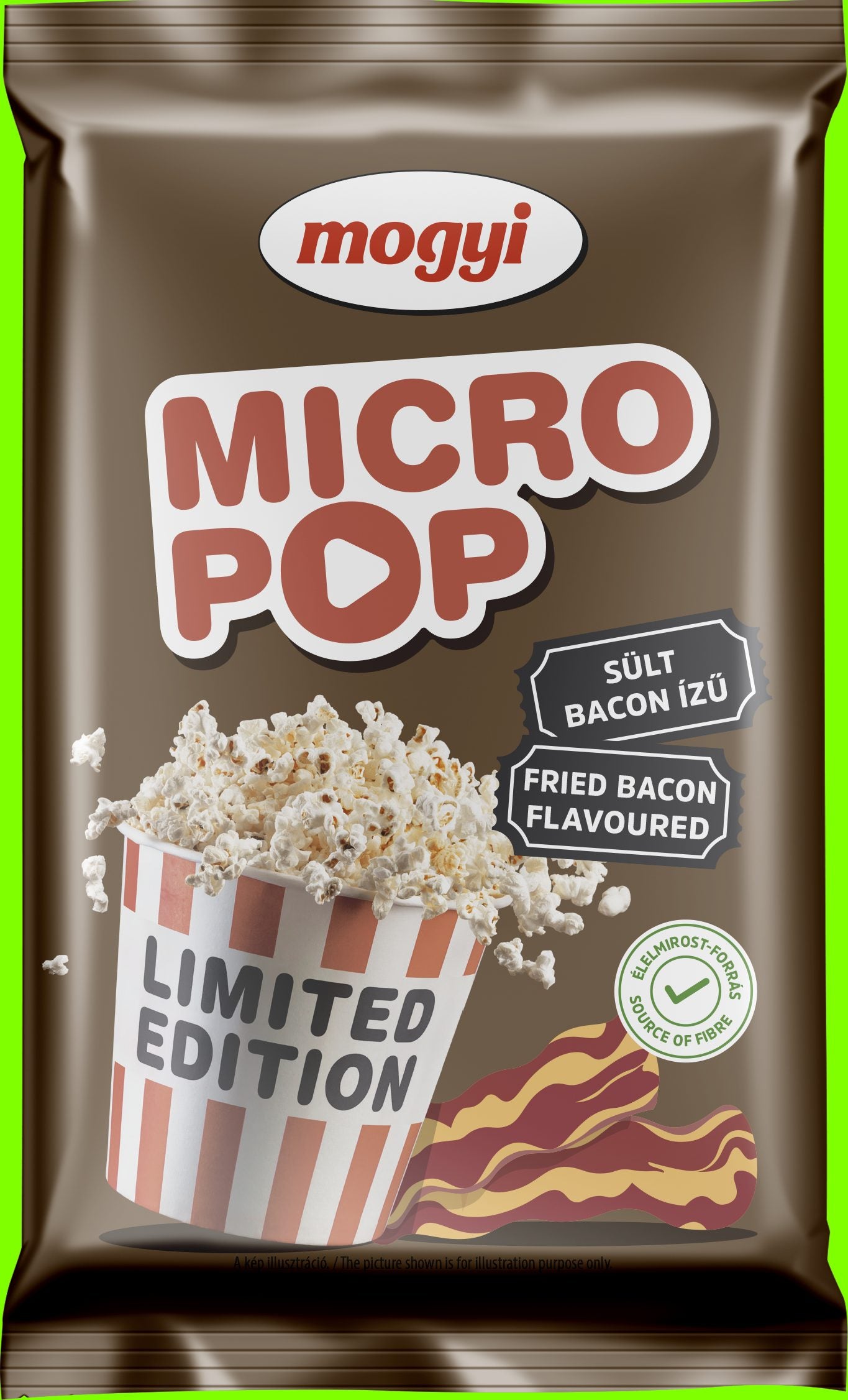 Micropop spraginamieji kukurūzai keptos šoninės skonio
